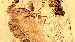 Have you seen these vintage erotic drawings?