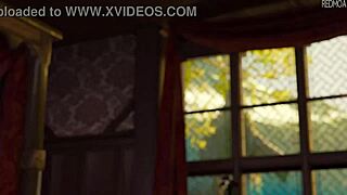 Rapunzel Sees Cock And Tries Footjob Animation