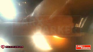 Kassandra masturbates in bathroom for casting