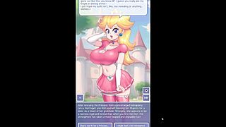 Sexy Princess gets Mario's seed in her cute pussy