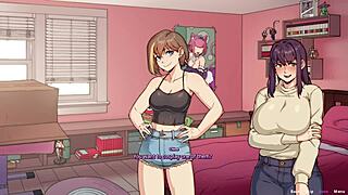 Big Boobs Futa and Sexy Bestie Share Emotional Hentai Moments