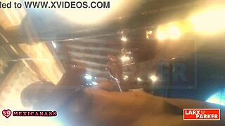 Kassandra masturbates in bathroom for casting