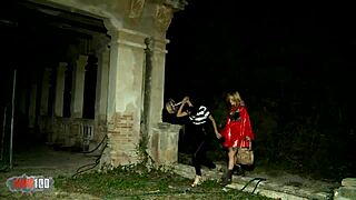 Halloween costumes lead to a crazy night out.