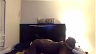 muscular black bodybuilder dominates ass with cock