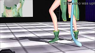 Sinon From Sword Art Online Showing Big Tits In Mmd
