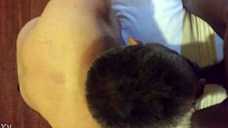 Sucking Black Shemale!