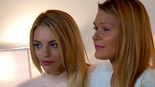 Abby Cross and Blake Eden's 4K lesbian modeling