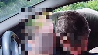 naughty bia shows off on the street