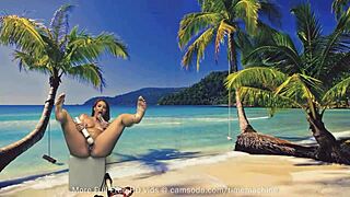 Camsoda Curvy Amateur Girl Fucks Herself with Glass Dildo