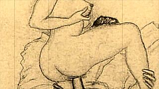 vintage erotic illustration