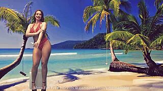 Camsoda Curvy Amateur Girl Fucks Herself with Glass Dildo