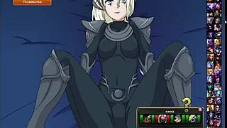 League of Legends 3 Cartoon Game with Anime Hentai Action
