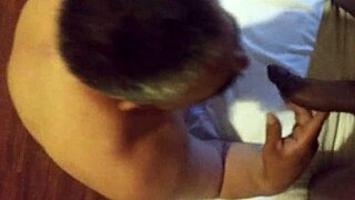 Sucking Black Shemale!