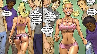 Two Hot Blondes Dominate Massive Black Cock Bet