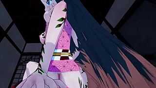 Nezuko Kamado And Daki Engage In Intense Sex Scenes From Demon Slayer Hentai