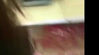 Cute teen gives homemade blowjob to mature man