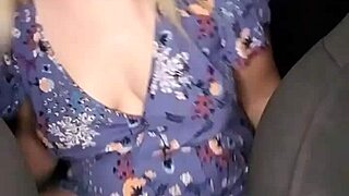 Kendra playing with her pussy in the car.