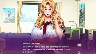 Anime Girl's Provocative Footjob Blowjob