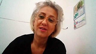 Blonde milf in lingerie gets fucked hard