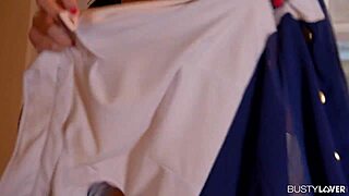 Busty lover Anissa Kate gets big tits fucked and tight asshole fingered