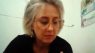 Blonde milf in lingerie gets fucked hard