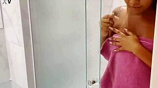 intriguing massage turns into fucking the hottest ebony's wet pussy and cumming on her big ass