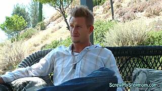 Stepson seduces his mother and fulfills her every fantasy