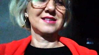 Blonde milf in lingerie gets fucked hard