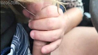 Cute Girl Sucks Just the Tip Until Cumshot