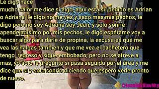 Married woman Gordita has UberEats delivered to her house and enjoys it with another man