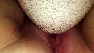 Extreme Closeup Eating Fat Juicy Pussy