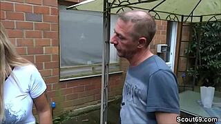 i let the neighbor fuck me in the garden