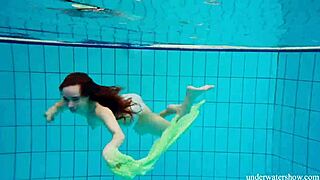 Nina Mohnatka Reveals Hairy Pussy on Beach