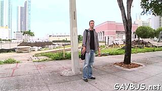 Intense Gay Blowjob With Hunk