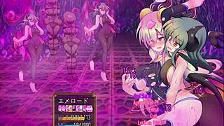 Big-boobed Quarta knight in Emerald 1/15 bondage scene