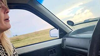 Cute Girl Sucks Just the Tip Until Cumshot