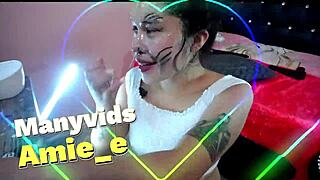 She does deepthroat with spit