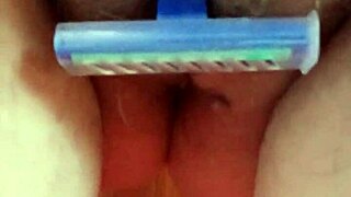 A beautiful brunette pornstar explores alternative masturbation techniques in her solo session