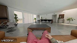 Vr conk beautiful latina stepsister Mary rides Shazam's cock and eats cum in cosplay parody pt 1