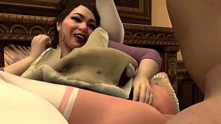 Asian milf maid takes it from mouth to ass