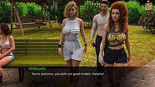 nursing back to pleasure, walking with two hot teens