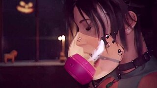 wildeer studio presents lara croft in halloween 2022 without music