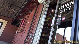 Gloryhole Slut Gets Spermed After Intense Cock Sucking Session