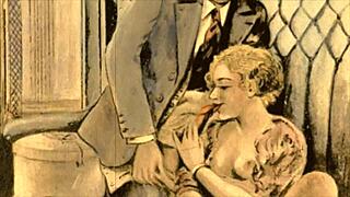 i love these vintage erotic drawings