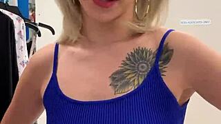 man, blonde kiara cole, public sex after break-in, so crazy pov!