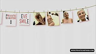 teenie eve smile in pov casting