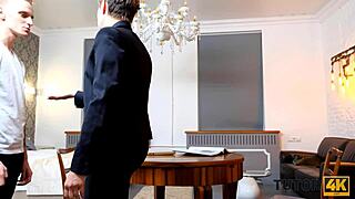 Old Russian teacher's slutty side in high definition videos