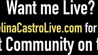 Huge boobed Angelina Castro sucks monster cock hard!