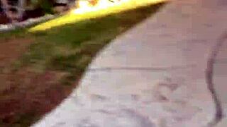 man, blonde kiara cole, public sex after break-in, so crazy pov!