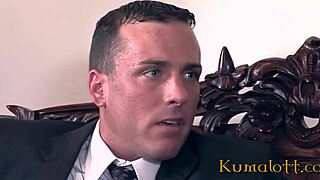 In Kumalott, brunette experiences threesome with double penetration and rough anal